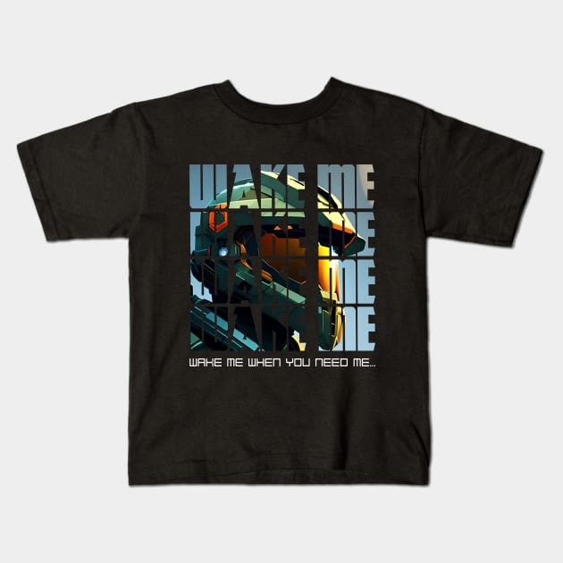 Halo game quotes - Master chief - Spartan 117 - BQ01-v2 Kids T-Shirt by trino21